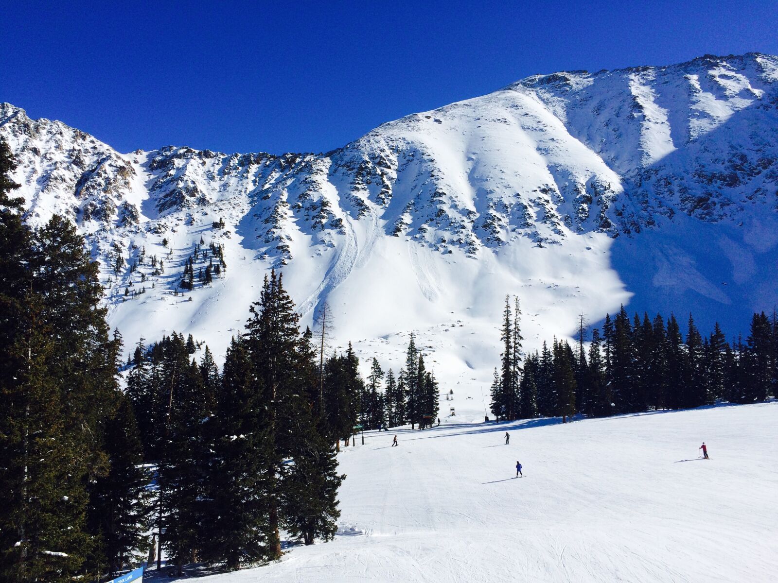 iPhone 5s back camera 4.15mm f/2.2 sample photo. Arapaho, basin, ski photography