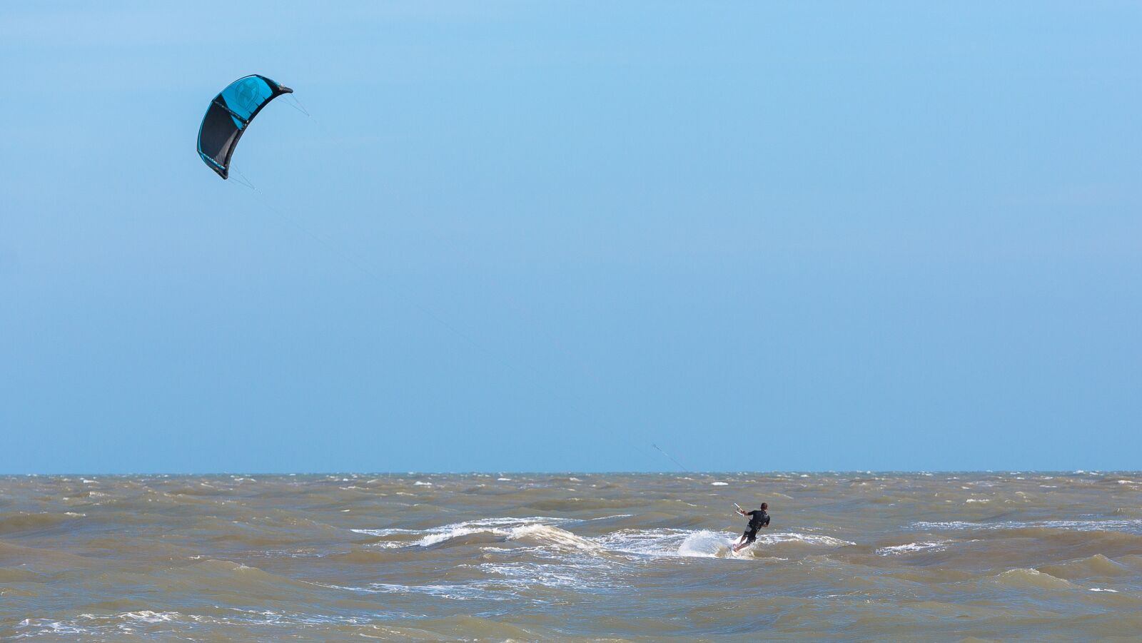Canon EF 70-200mm F2.8L IS USM sample photo. Kite surfer, wind, sea photography