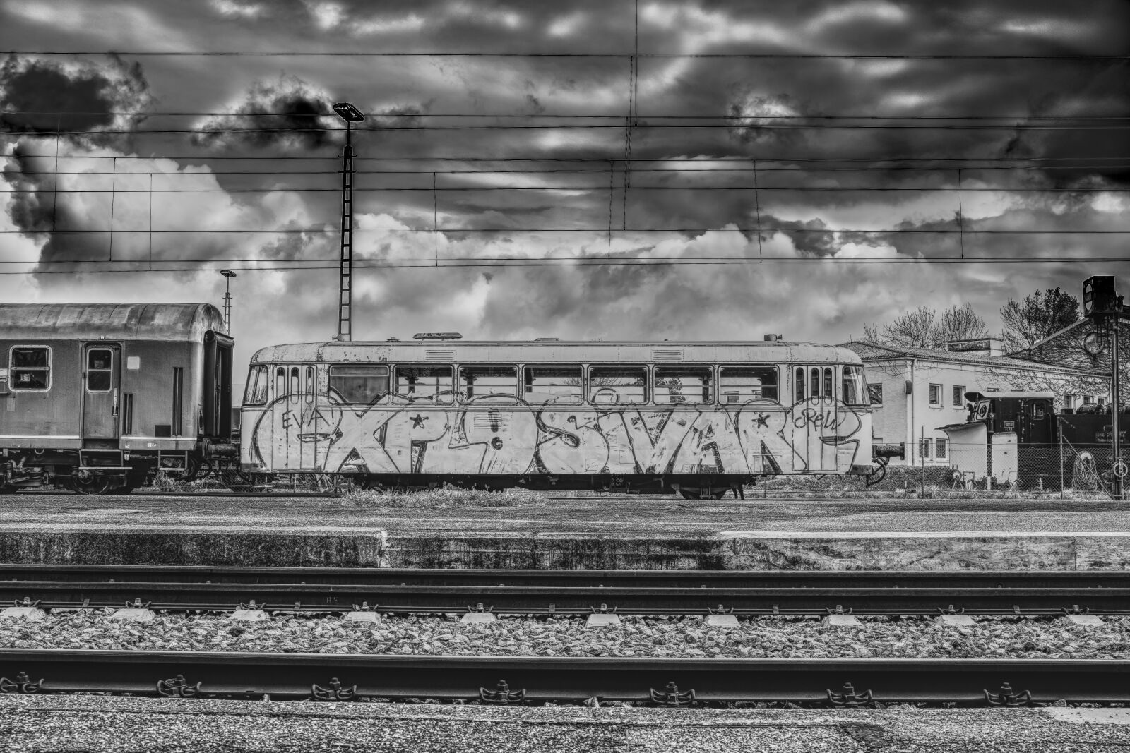 Sony a6300 + Sigma 30mm F2.8 EX DN sample photo. Dramatic, train car, wagon photography