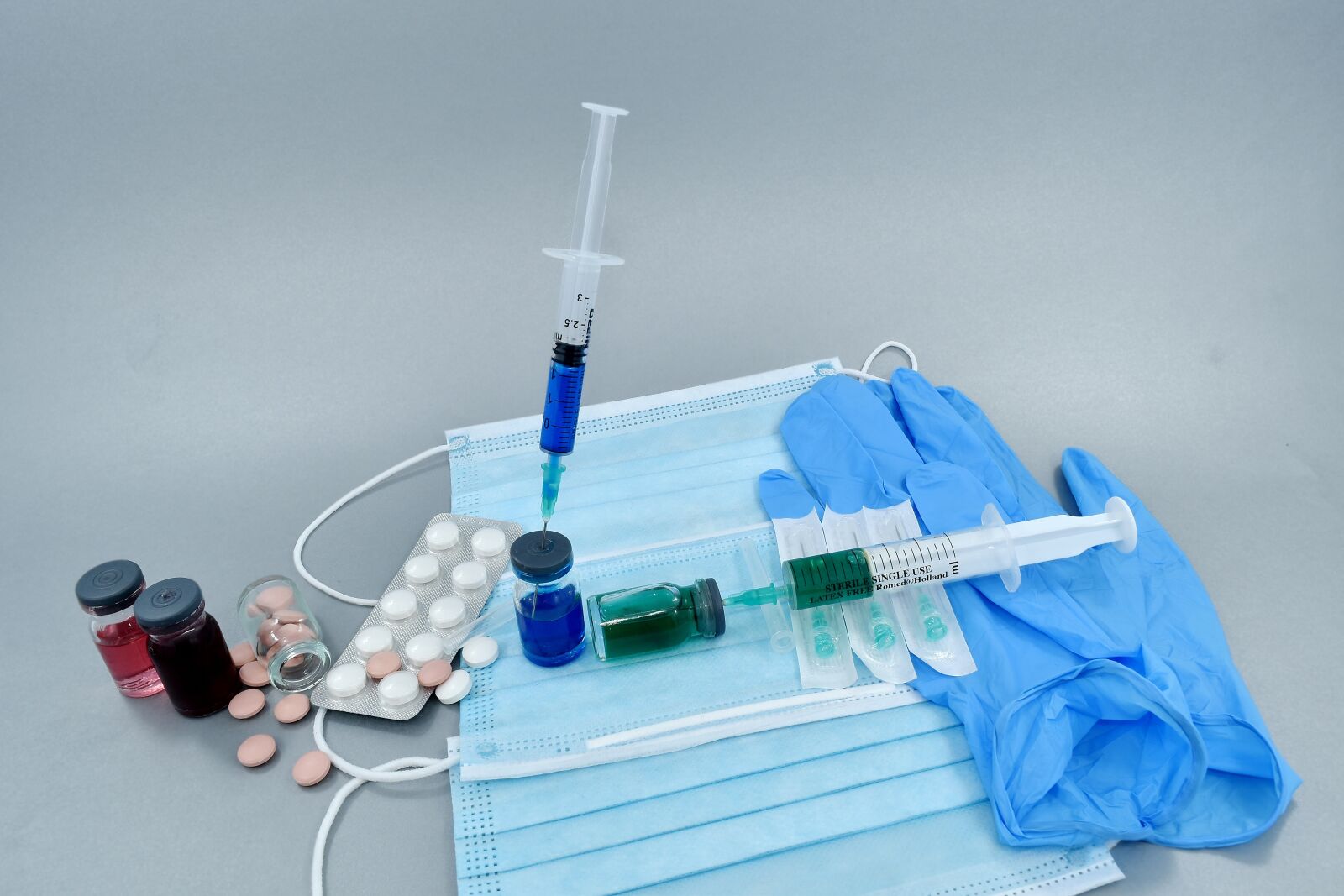 Nikon D5500 sample photo. Antibacterial, cure, equipment, gloves photography