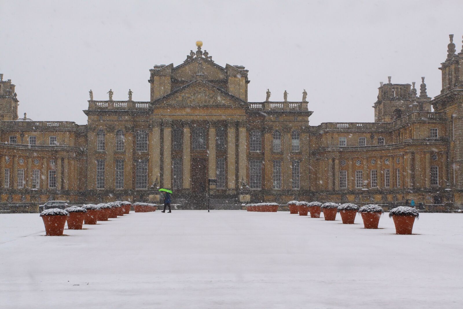 Canon EOS 50D sample photo. Blenheim palace, winter, snow photography