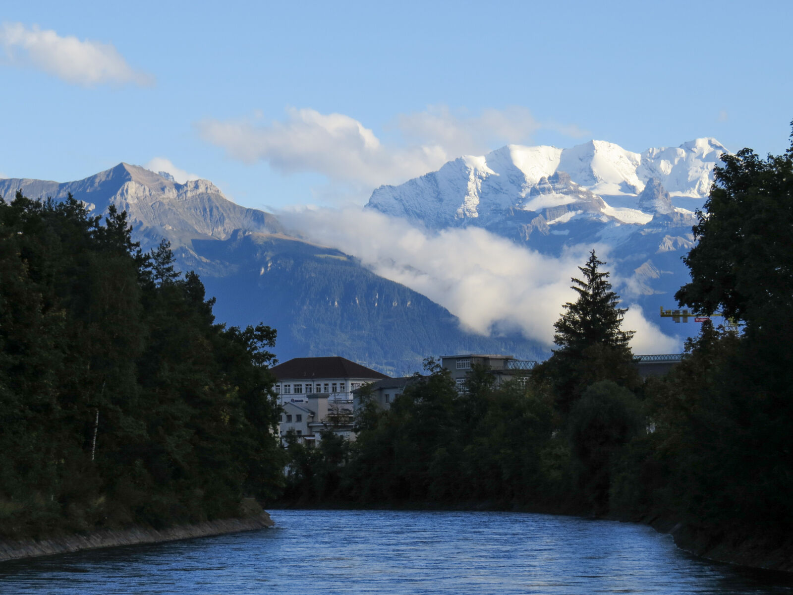 Canon PowerShot SX50 HS sample photo. Clouds, landscape, mountains, river photography