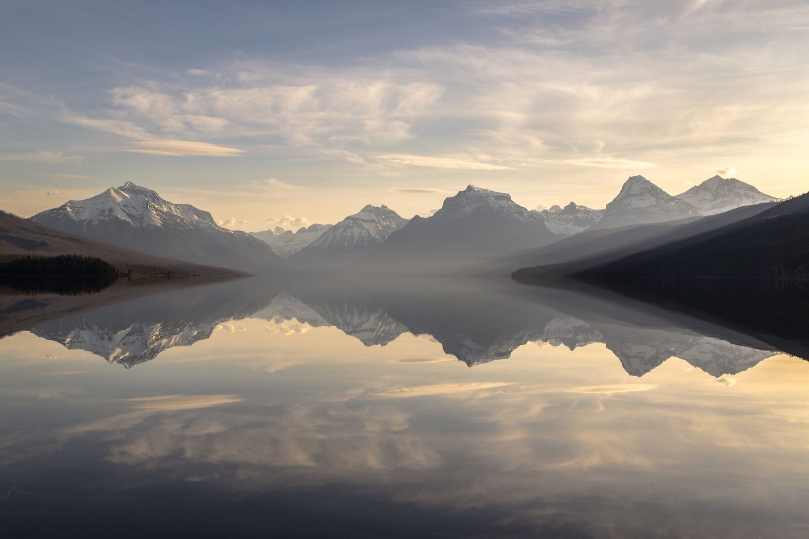 Canon EF 24-105mm F4L IS USM sample photo. Lake mcdonald, landscape, panorama photography