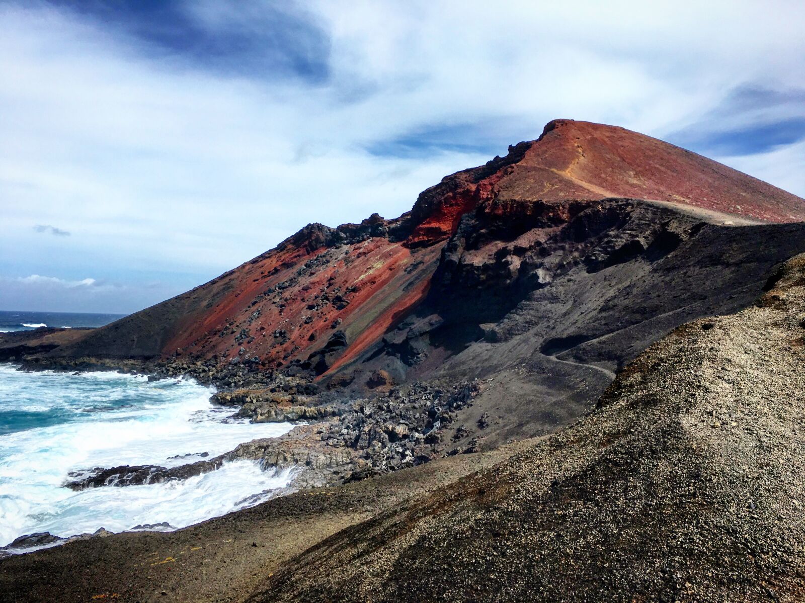 Apple iPhone 6s sample photo. Volcano, lanzarote, canary photography