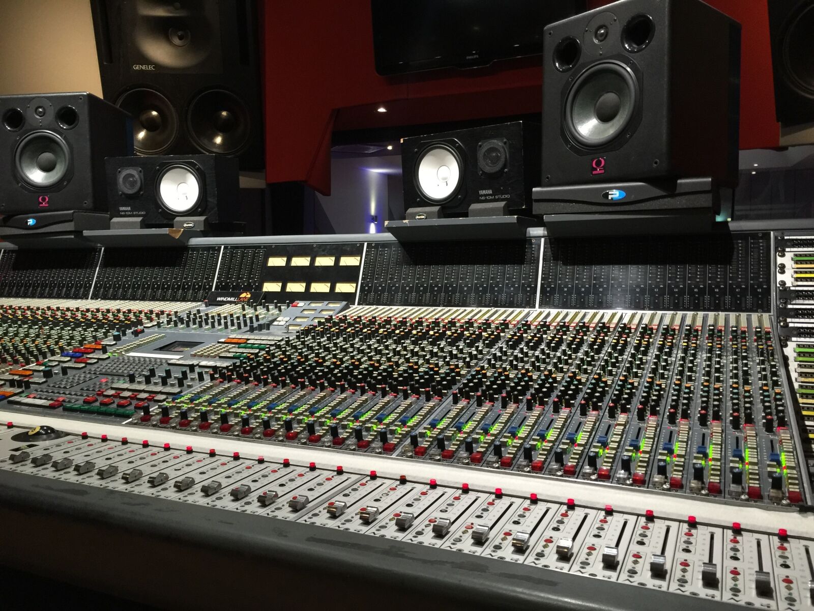 iPhone 6 Plus back camera 4.15mm f/2.2 sample photo. Studio, mixing console, sound photography