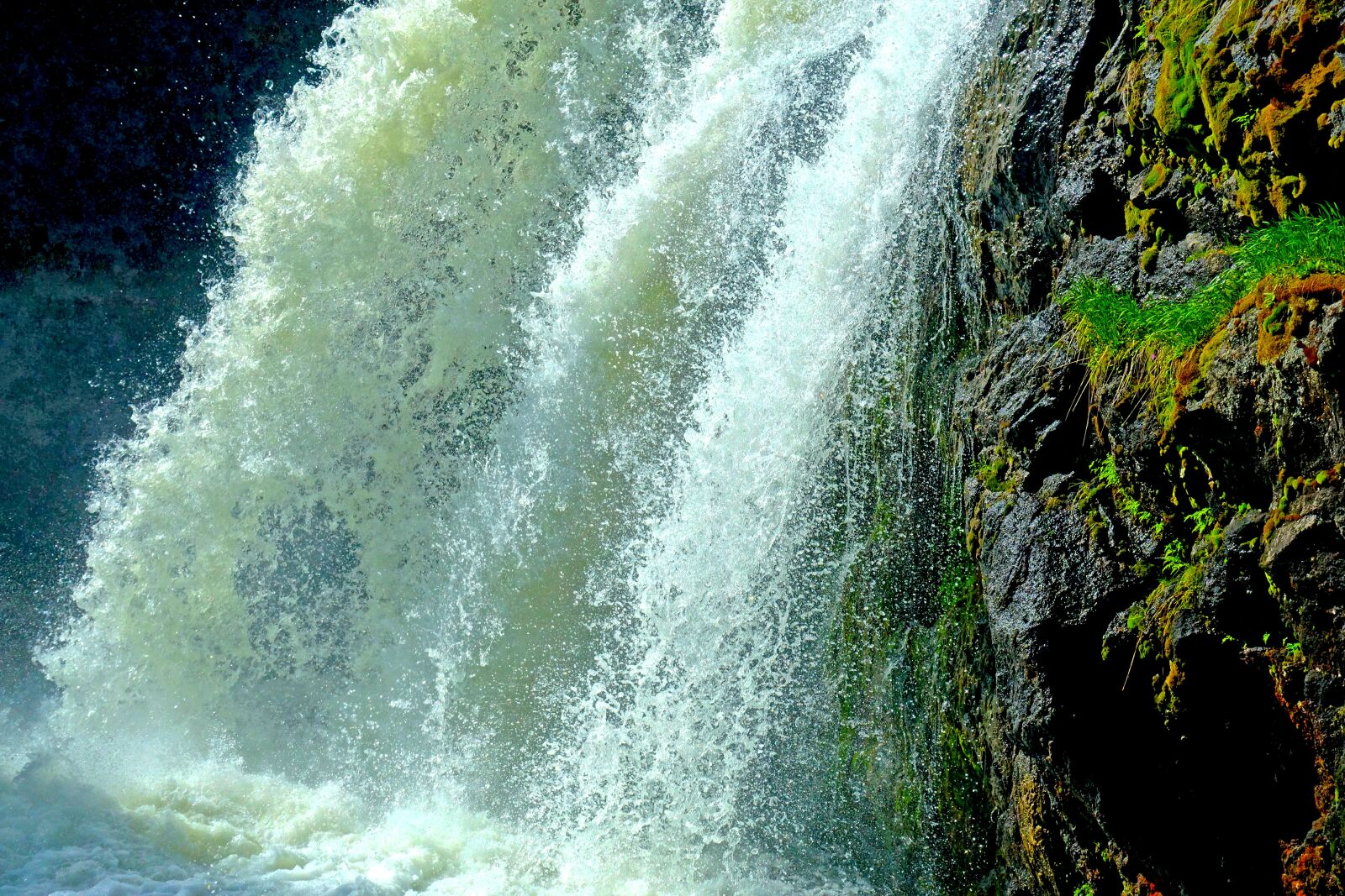 Sony Cyber-shot DSC-RX100 III sample photo. Waterfall, whitewater, yellowstone national photography