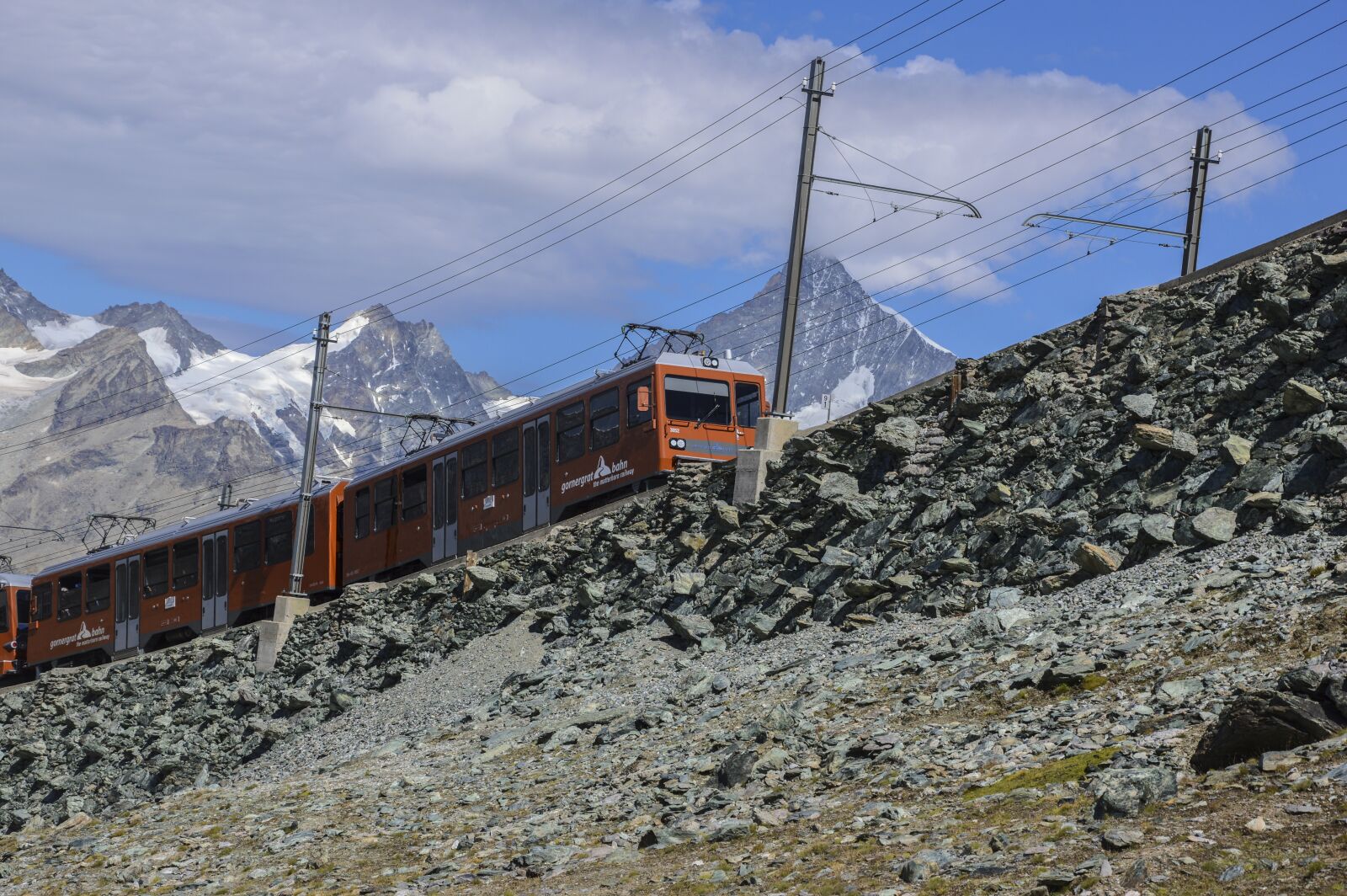 Nikon D3200 sample photo. Gornergrat, matterhorn, rails photography