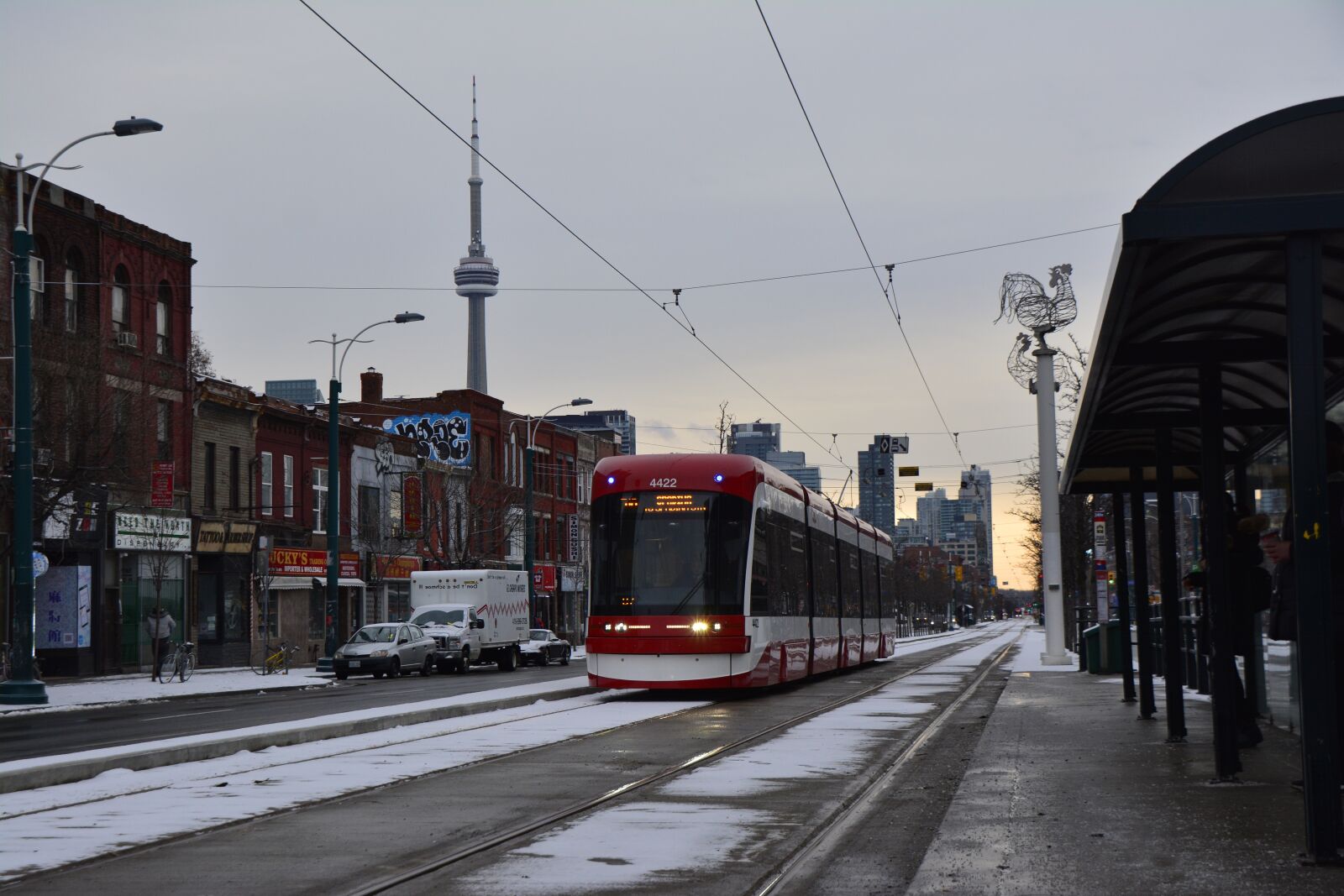 Nikon D5200 sample photo. Canada, toronto, tram photography