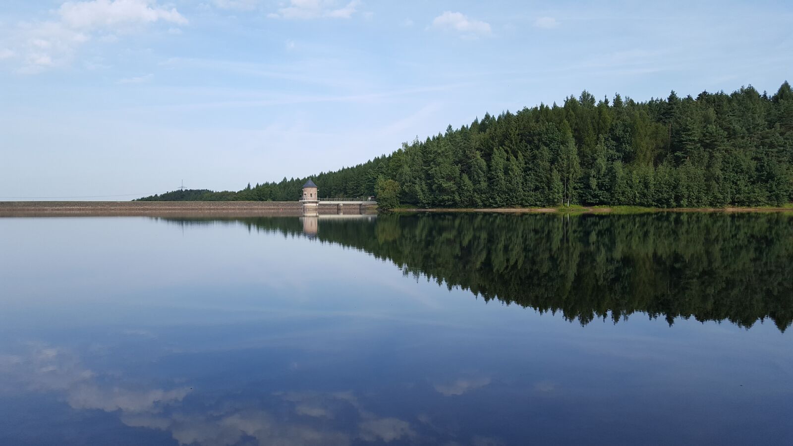 Samsung Galaxy S6 sample photo. Dam, water, blue photography