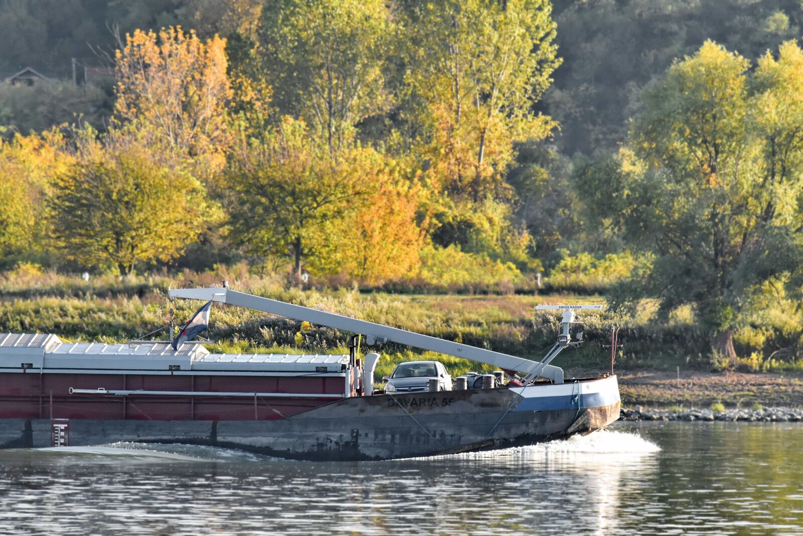 Nikon D5500 sample photo. Barge, croatia, riverbank, transportation photography