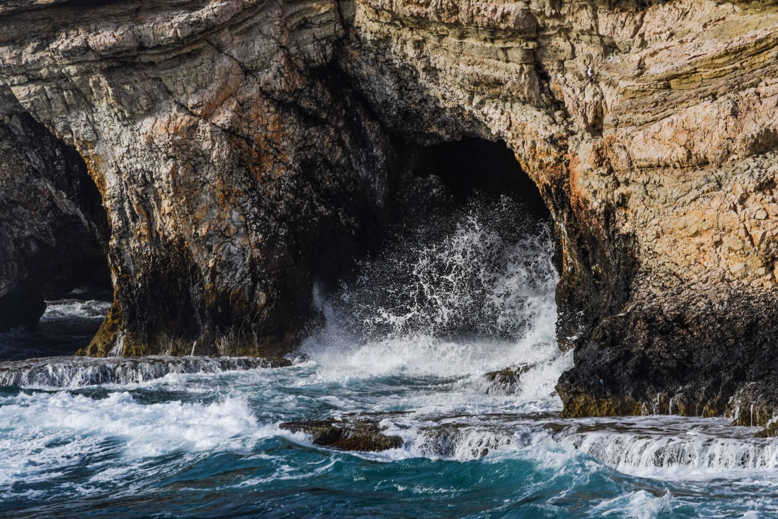 Nikon D3300 sample photo. Sea caves, nature, rock photography