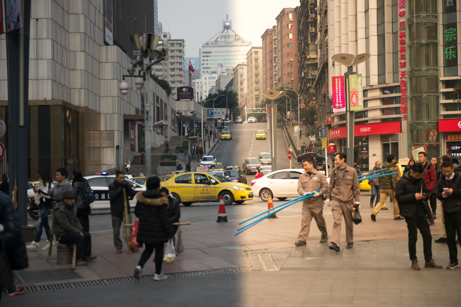 Nikon AF-S Nikkor 24-70mm F2.8G ED sample photo. City, citylife, people, sunshine photography