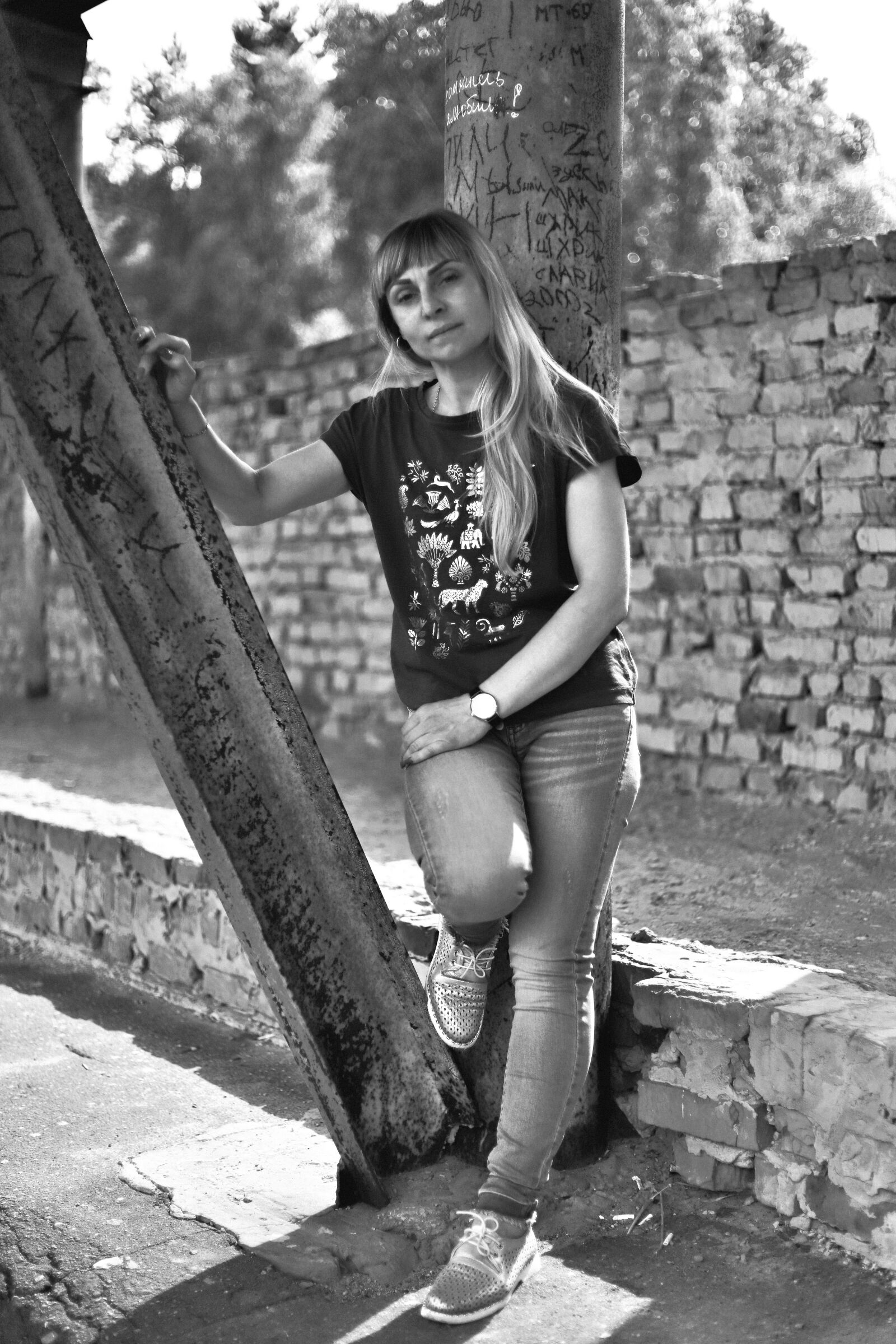 Canon EOS 6D Mark II sample photo. Russia, monochrome, post photography