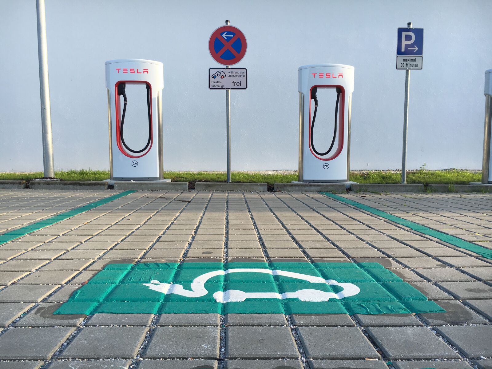 Apple iPhone 6s sample photo. Tesla, supercharger, charging station photography