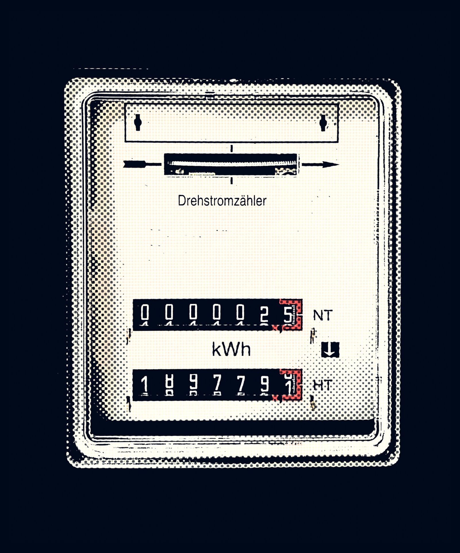 Apple iPhone 7 sample photo. Three-phase meter, electricity meter photography
