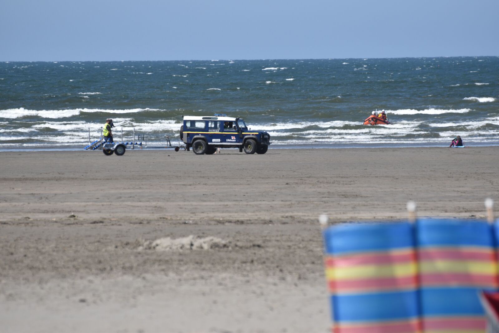 Nikon D5600 sample photo. Rnli, beach, rescue photography