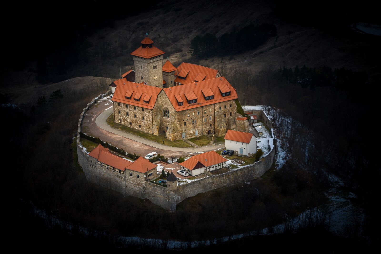 Nikon D7100 sample photo. Landscape, castle, aerial photography