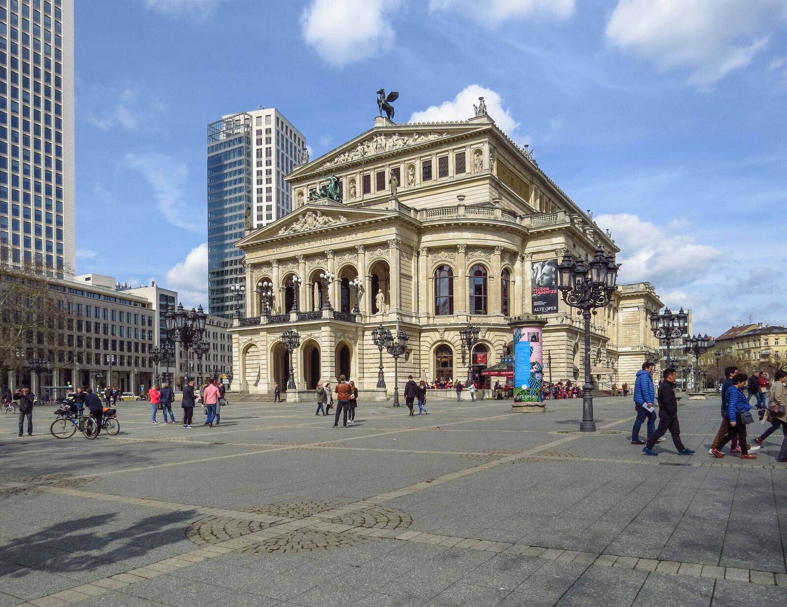 Canon PowerShot SX50 HS sample photo. Frankfurt main, old opera photography