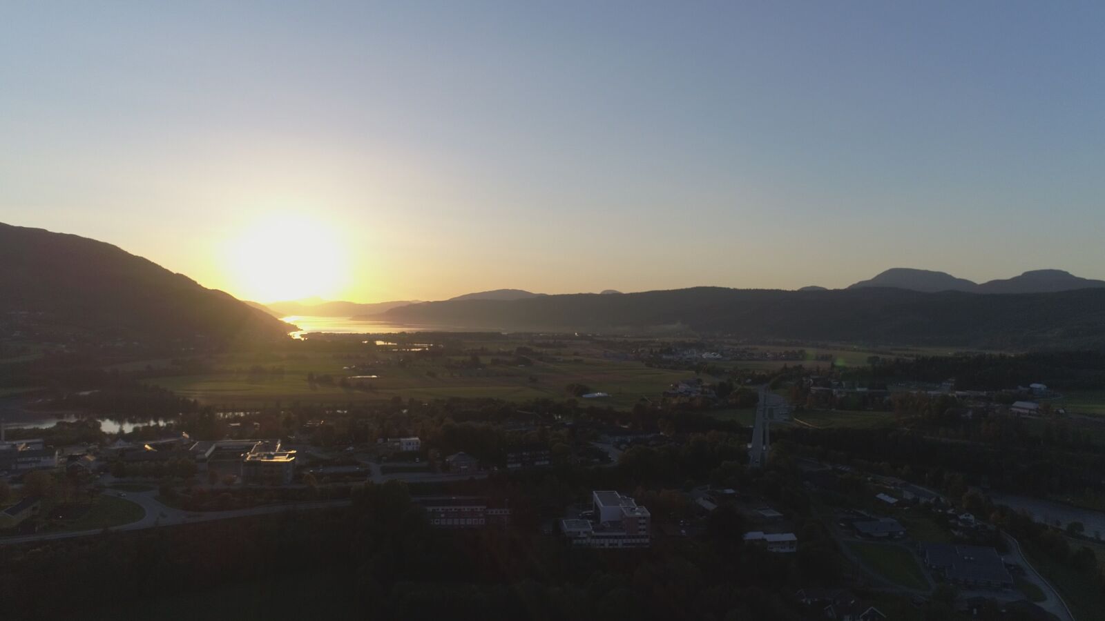 DJI FC6310 sample photo. Sunset, norway, sky photography