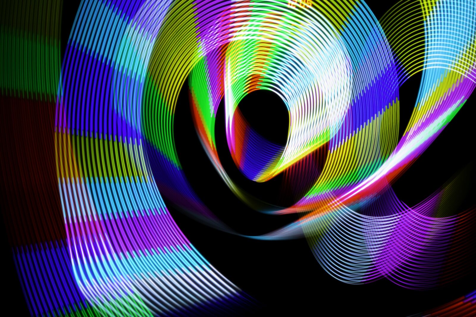 Canon EOS 600D (Rebel EOS T3i / EOS Kiss X5) sample photo. Light painting, rainbow, led photography