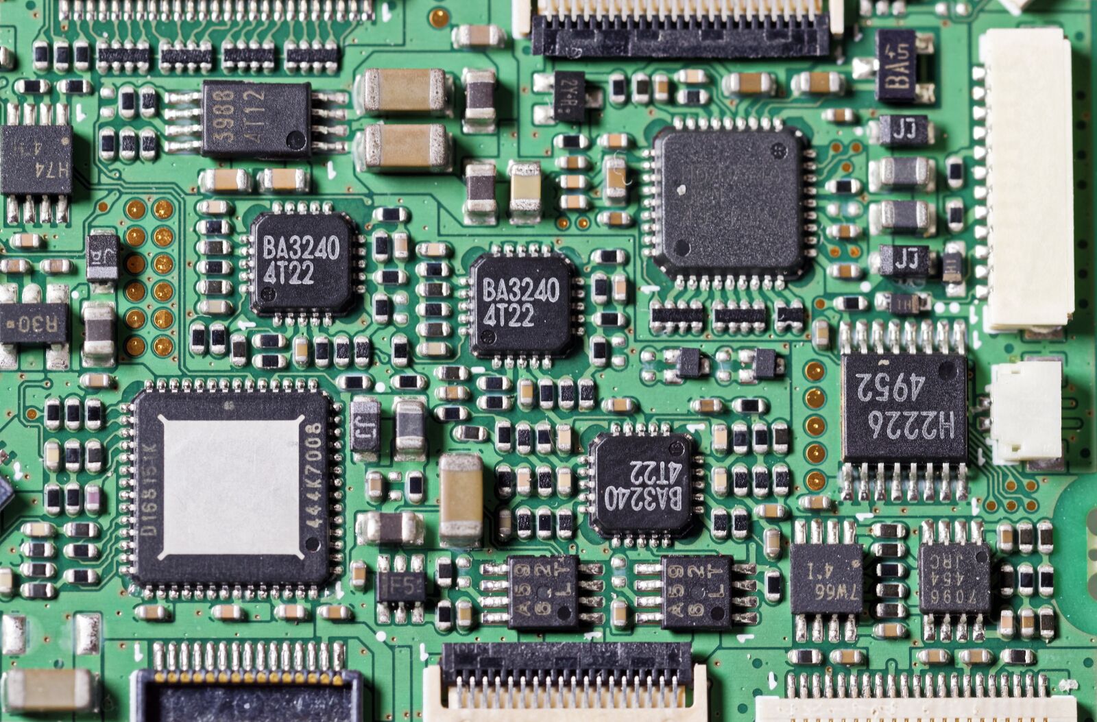Nikon D5300 sample photo. The electronic circuit, printed photography