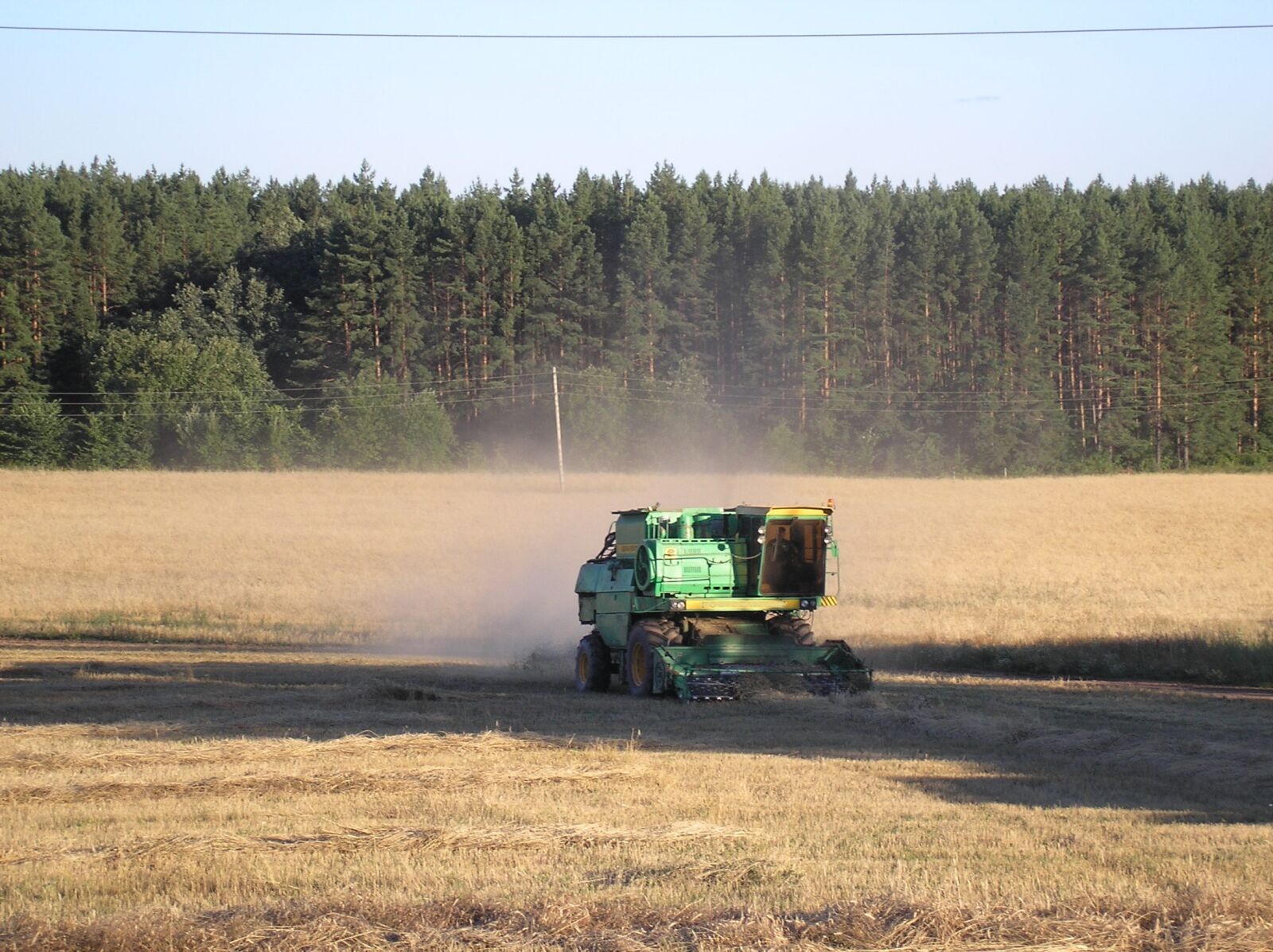 Olympus X550,D545Z,C480Z sample photo. Field, the harvest, grain photography