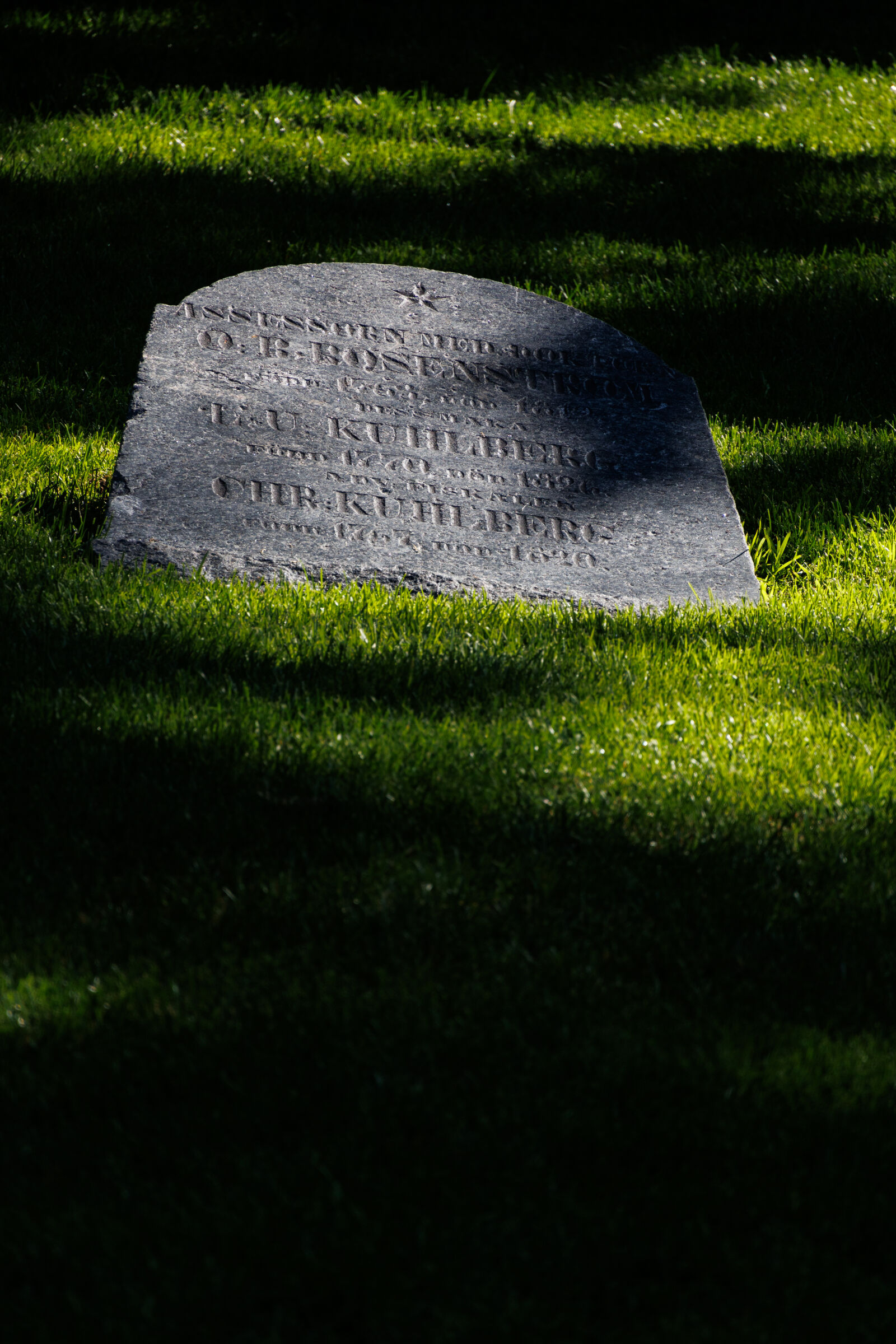 Canon RF-S 55-210mm F5.0-7.1 IS STM sample photo. Old graveyard shadows photography