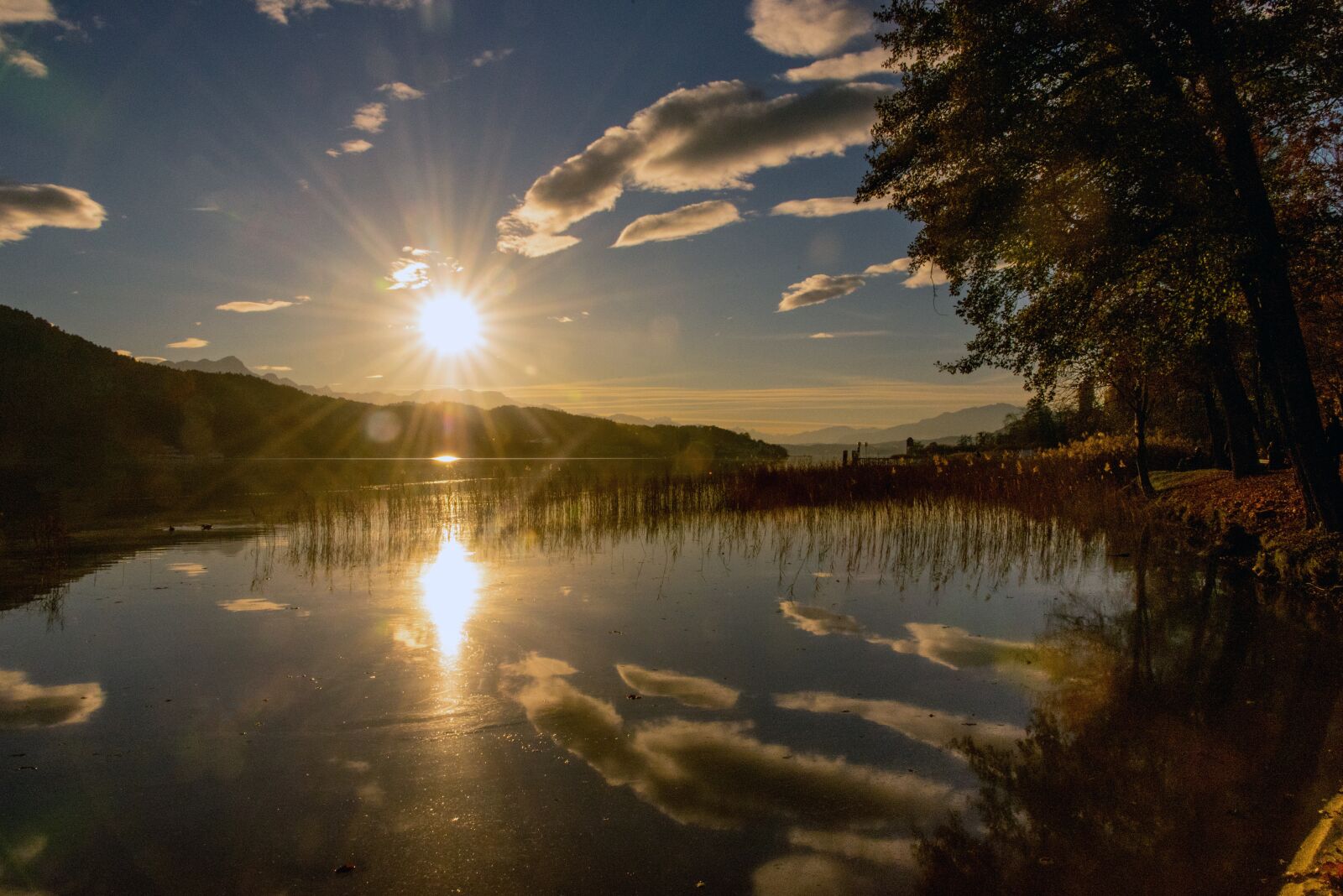 Nikon D750 sample photo. Sunset, wörthersee, carinthia photography
