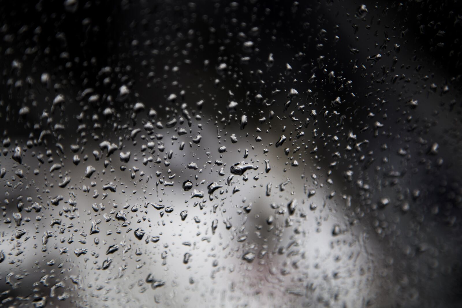 Canon EOS 6D + Canon EF 24-105mm F4L IS USM sample photo. Rain, drops, glass photography