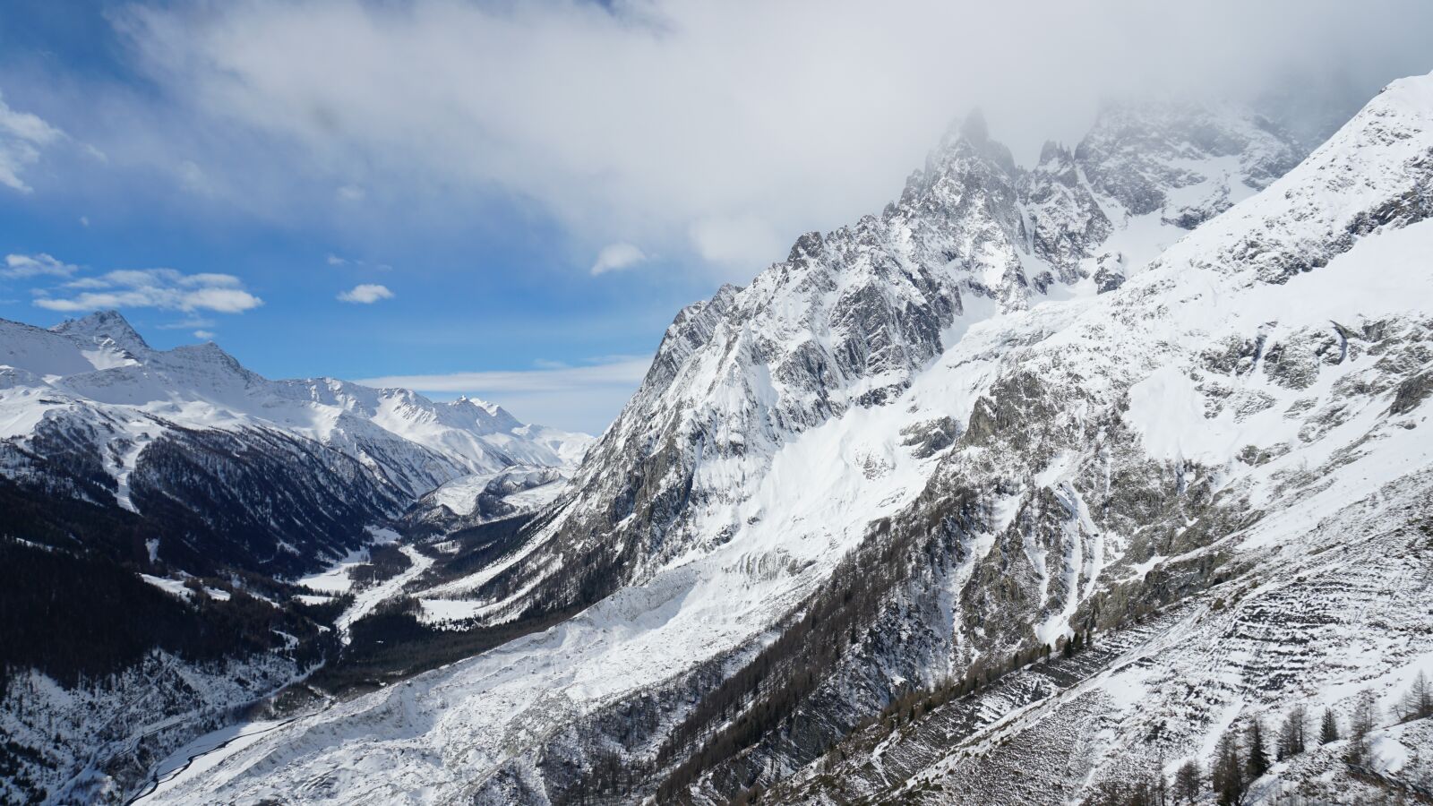 Sony a6300 sample photo. Mountain, snow, nature photography
