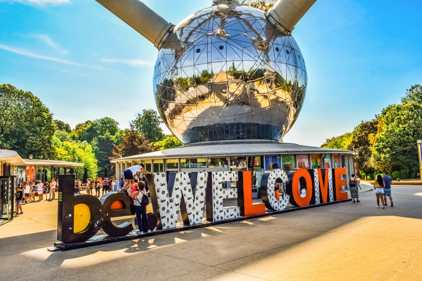 Nikon D3300 sample photo. Belgium, brussels, atomium photography