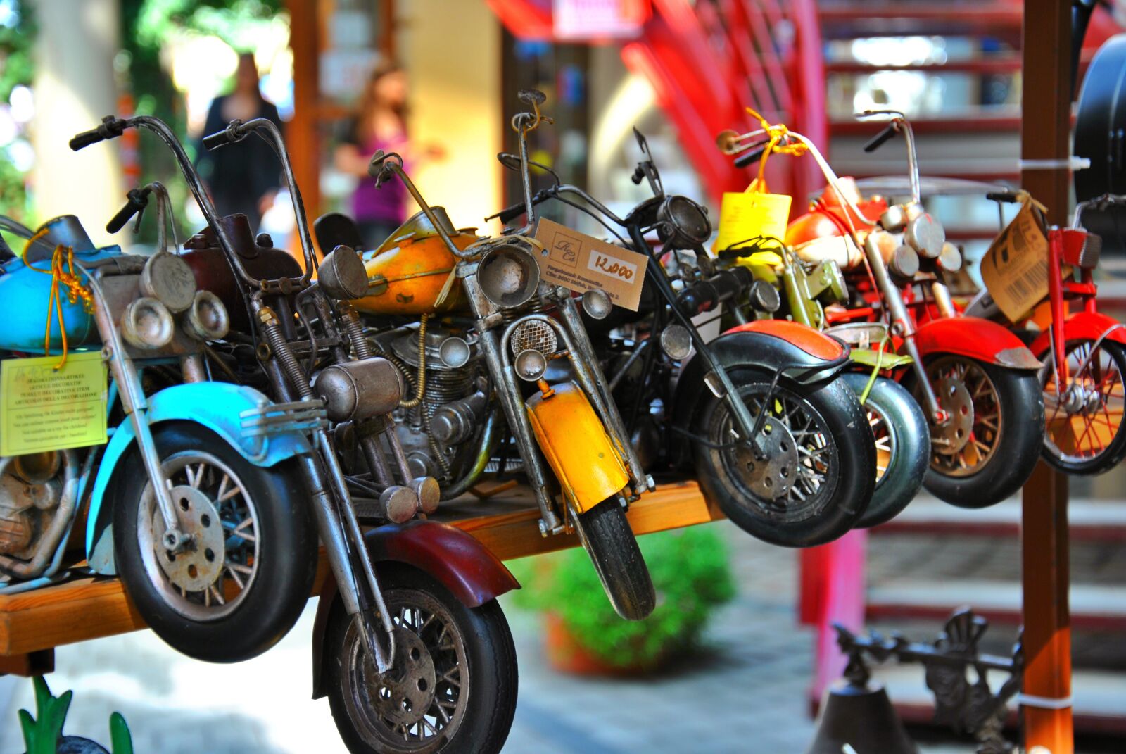 Nikon D3000 sample photo. Motorcycle, toys, miniature photography