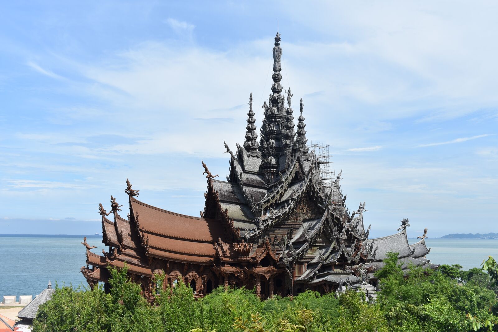 Nikon D3400 sample photo. Sanctuary of truth, pattaya photography