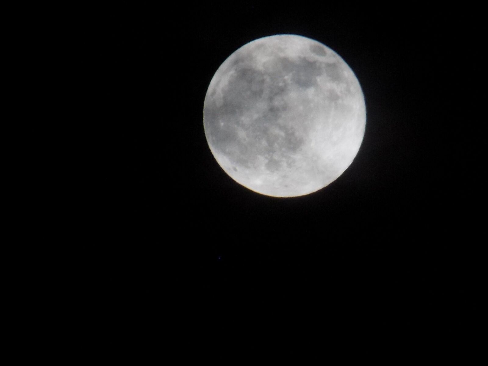Nikon COOLPIX L340 sample photo. Moon, black ground, night photography