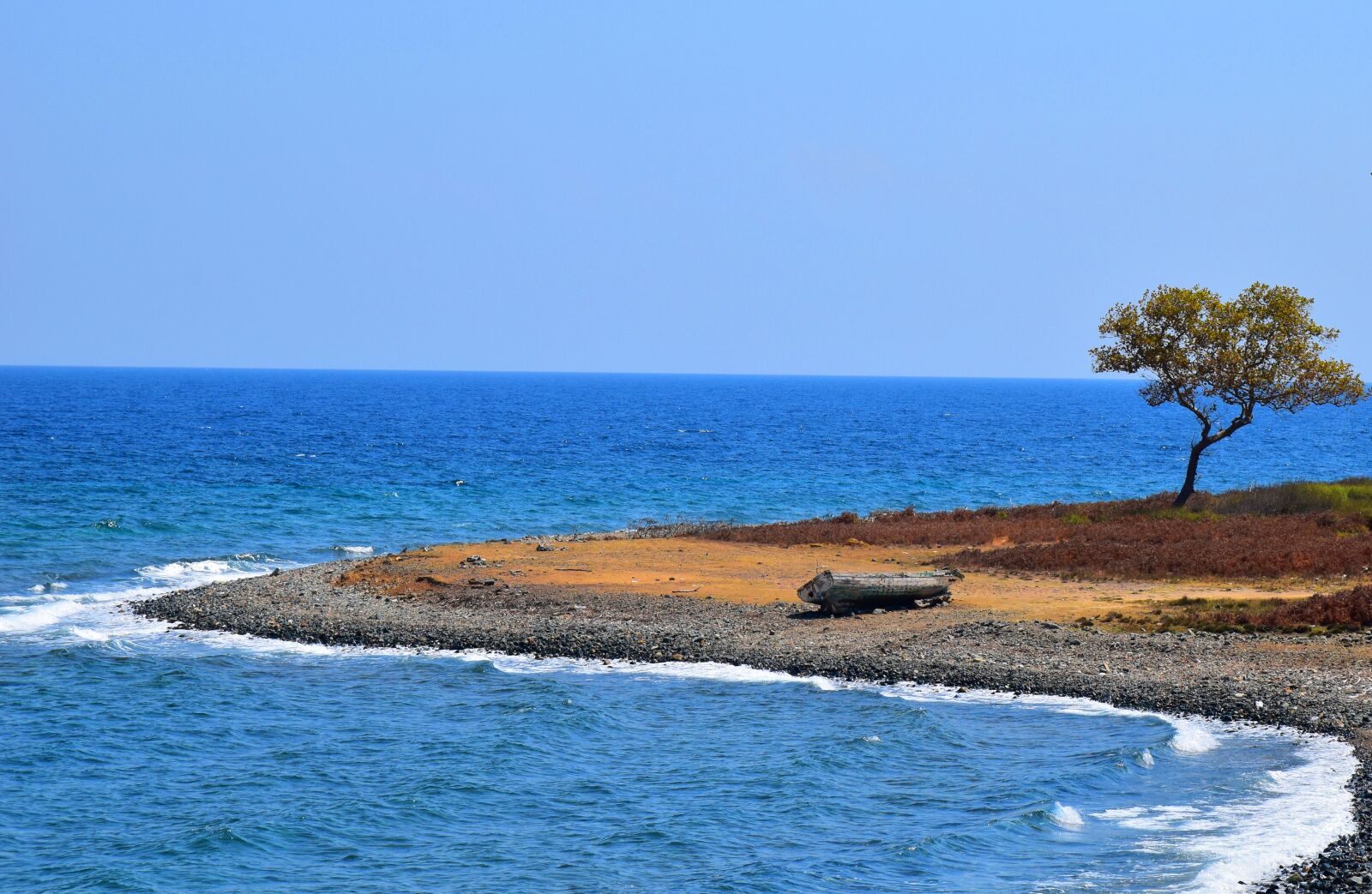 Nikon D5500 sample photo. Boat, sea, tree photography