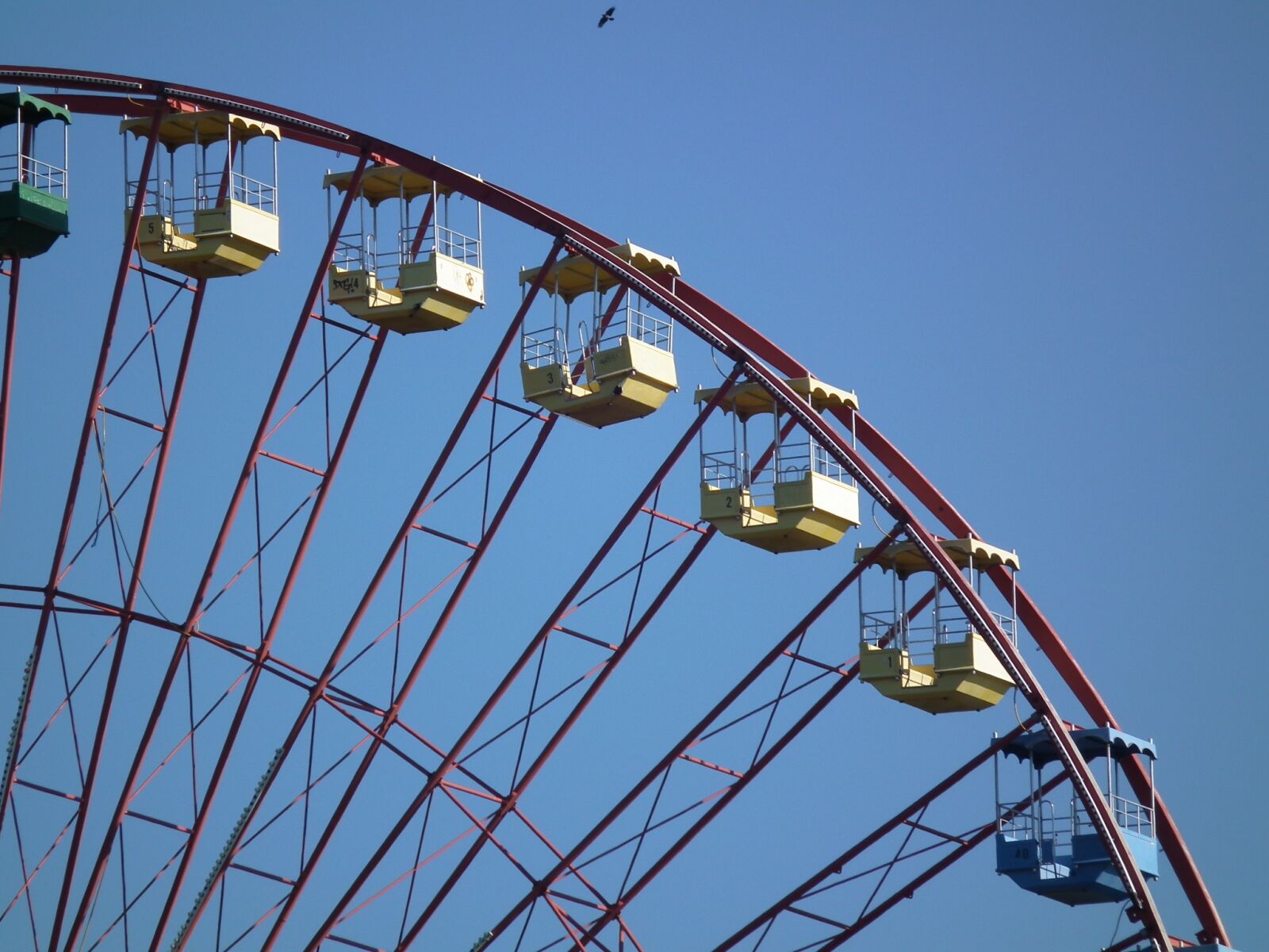 FujiFilm FinePix HS10 (FinePix HS11) sample photo. Ferris wheel, berlin, spree photography