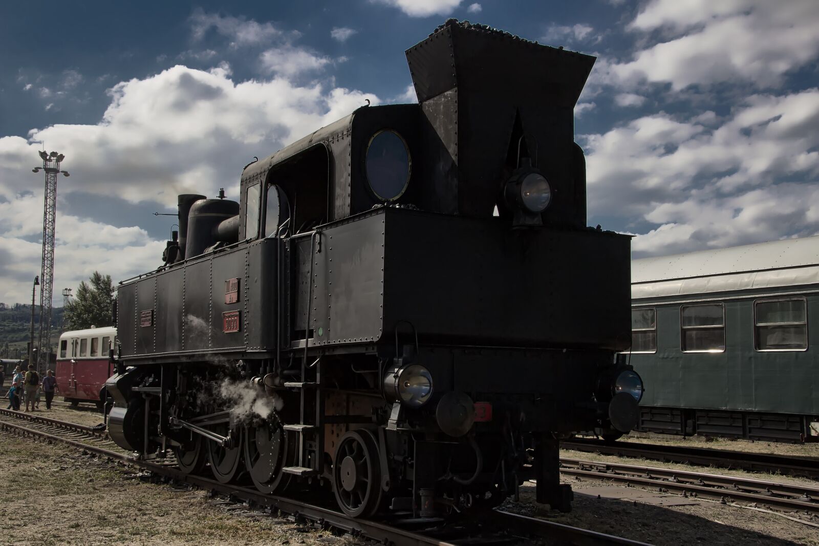 Canon EOS 600D (Rebel EOS T3i / EOS Kiss X5) sample photo. Train, wagons, steam locomotive photography
