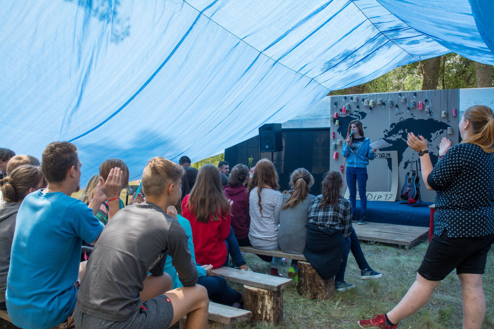 Nikon D7100 sample photo. Camp, dip, forest, pine photography