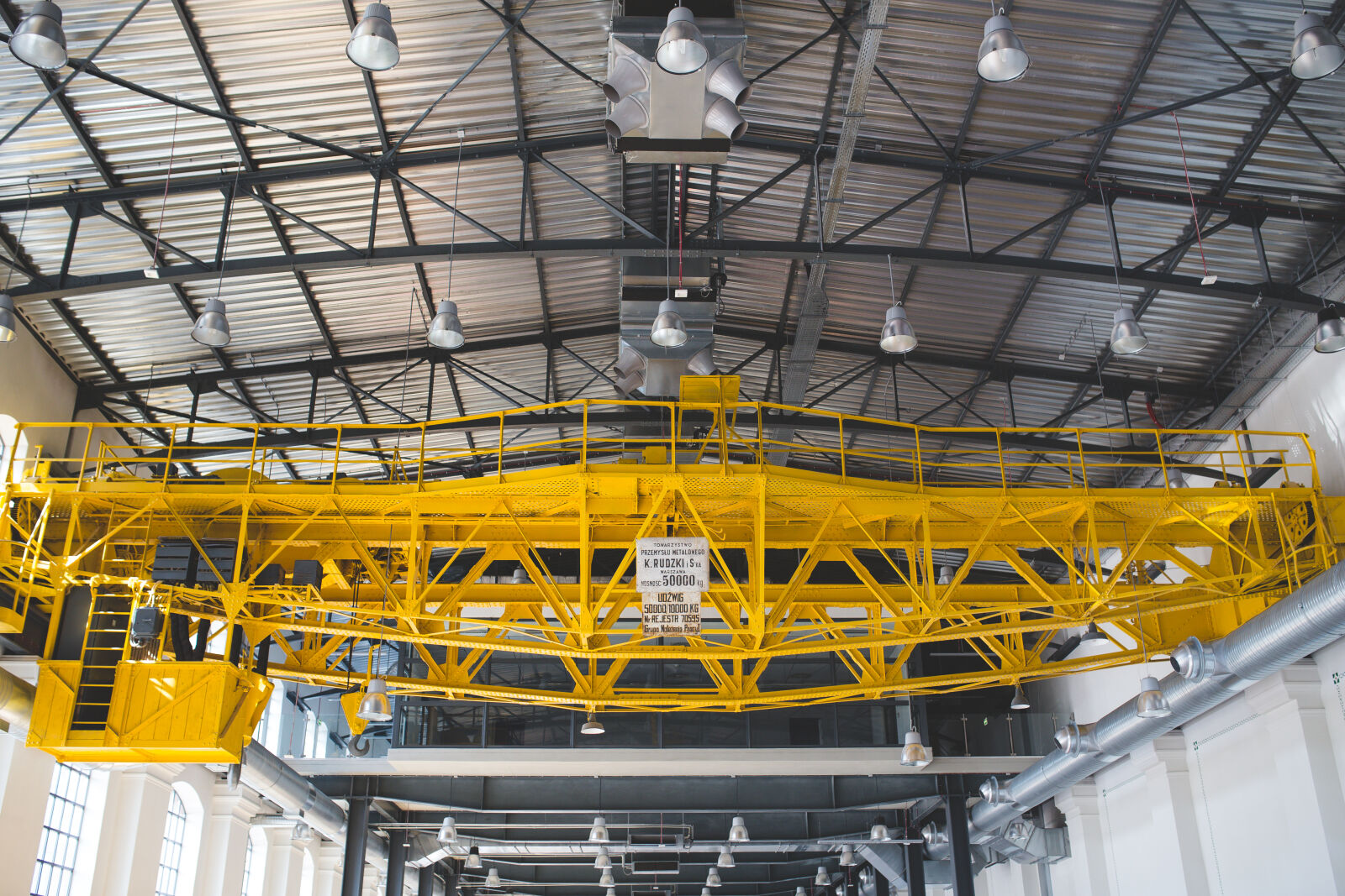 Canon EOS 6D + Sigma 35mm F1.4 DG HSM Art sample photo. Old, gantry, in, factory photography