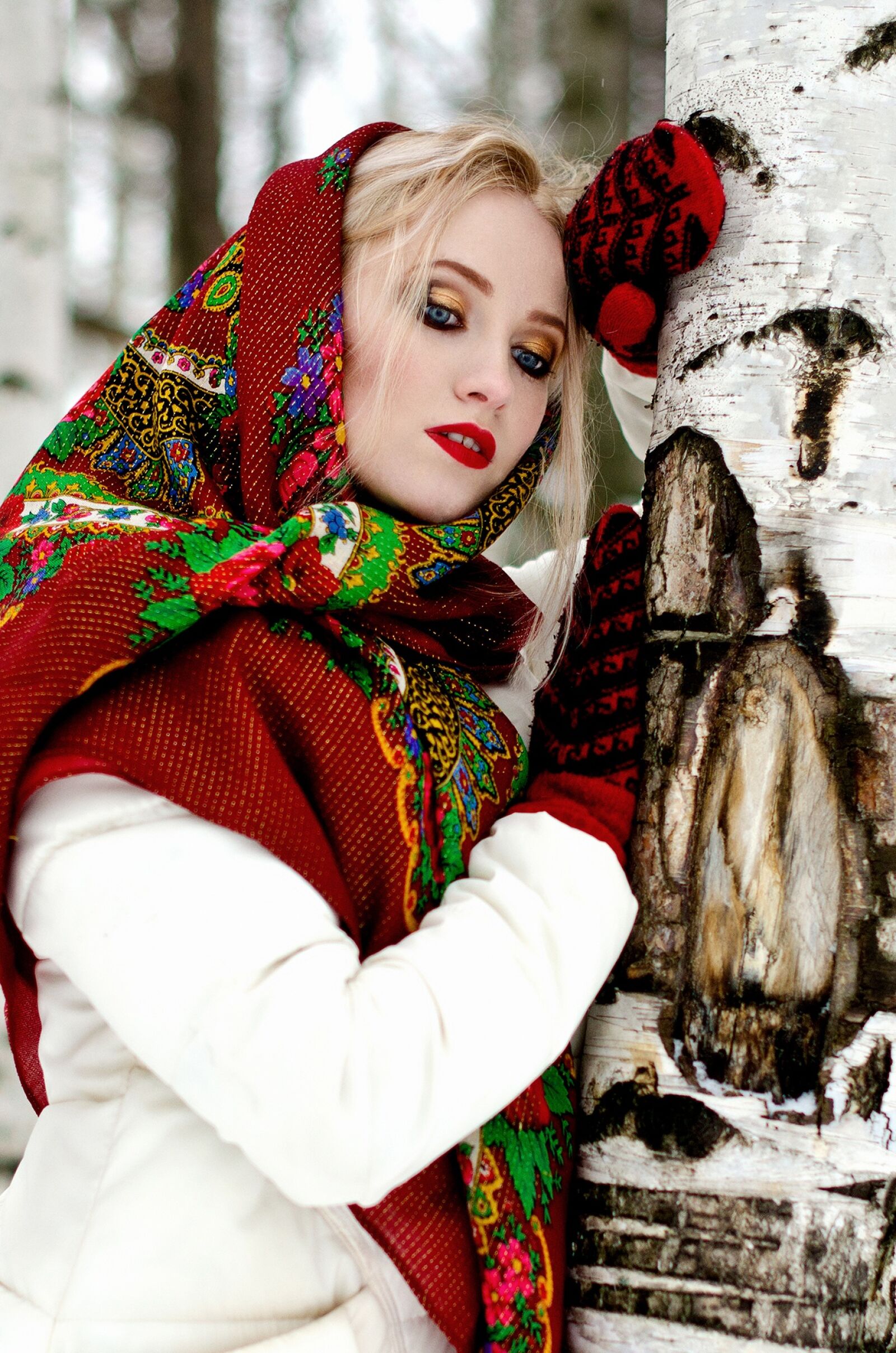 Nikon D7000 sample photo. Traditional, scarf, winter photography