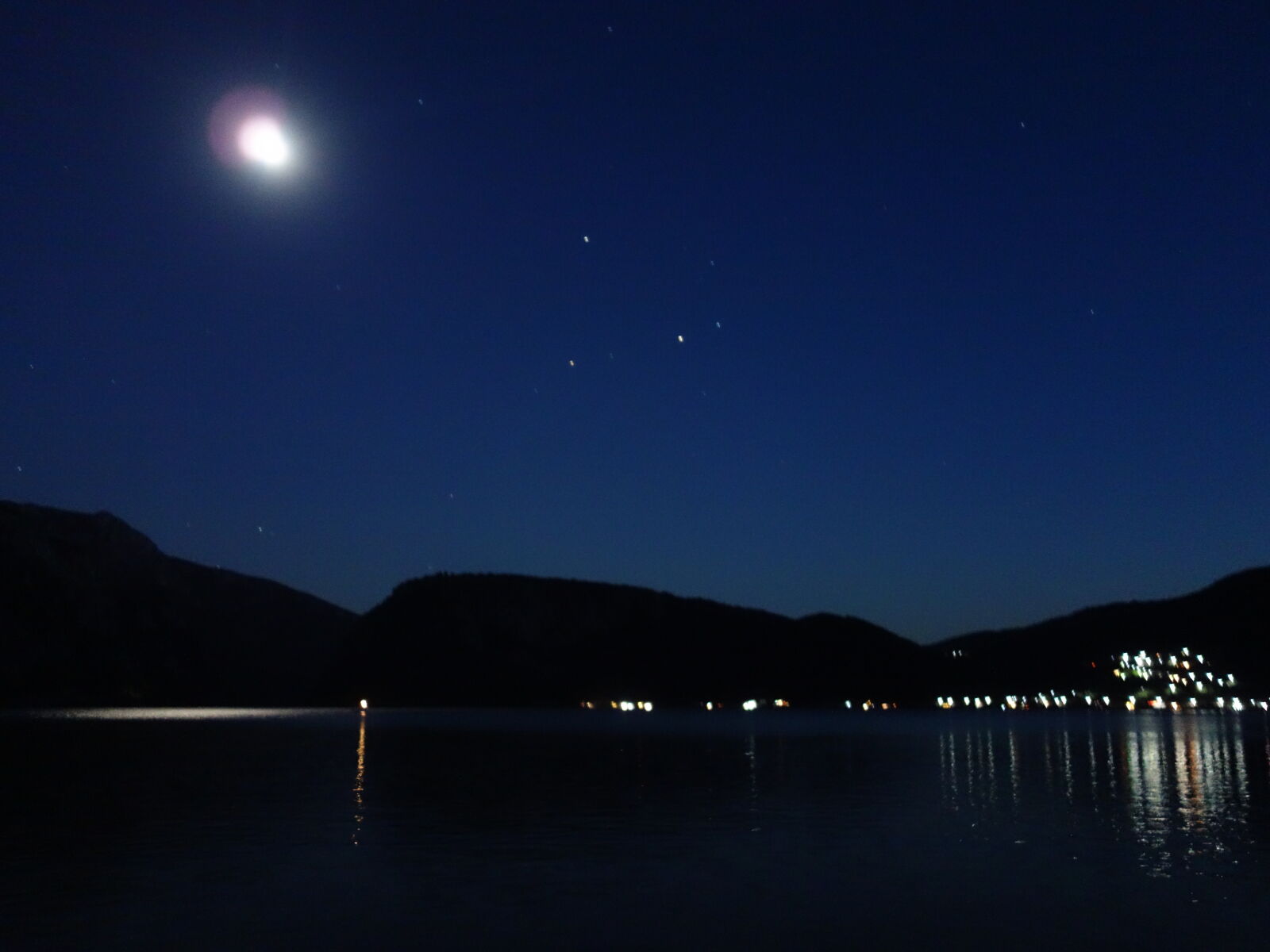 Sony Cyber-shot DSC-RX100 sample photo. Danube, river, mirror, moon photography