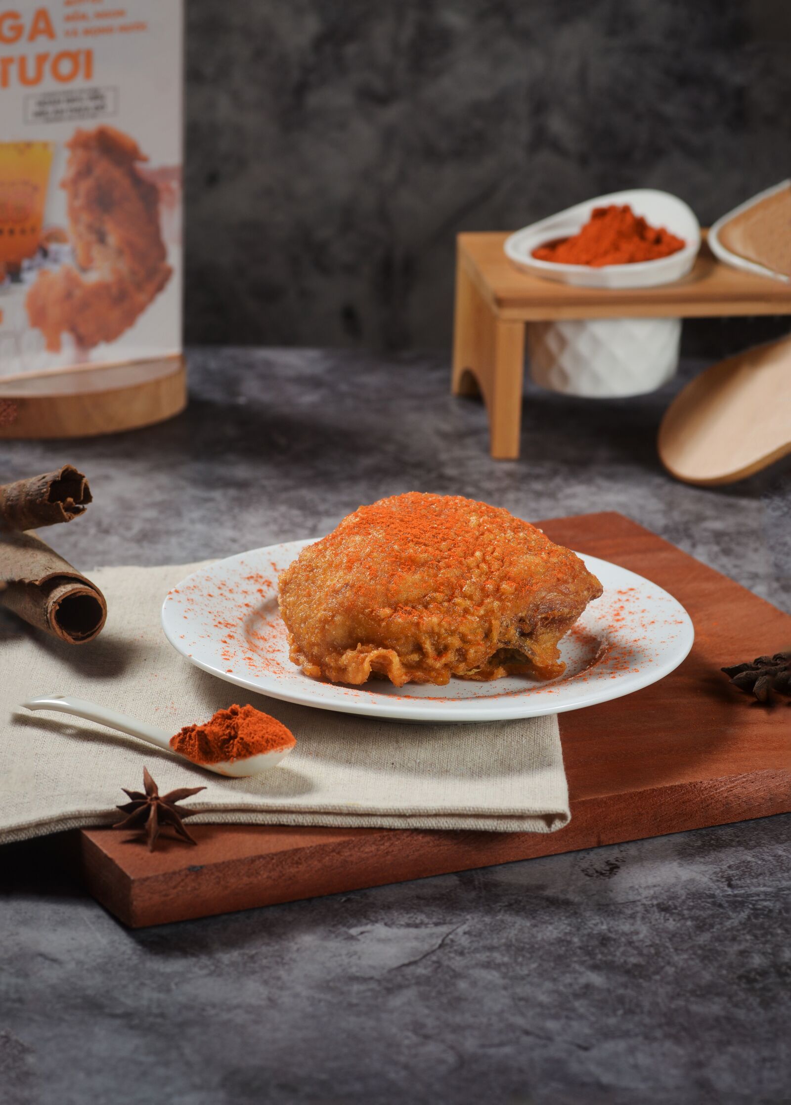 Nikon D7100 sample photo. Fried chicken, chili, fast photography