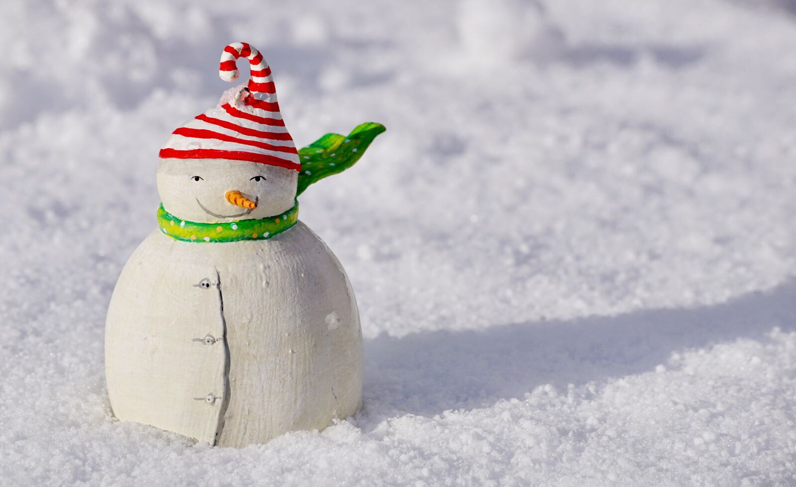 Sony DT 55-300mm F4.5-5.6 SAM sample photo. Snowman, snow, winter photography
