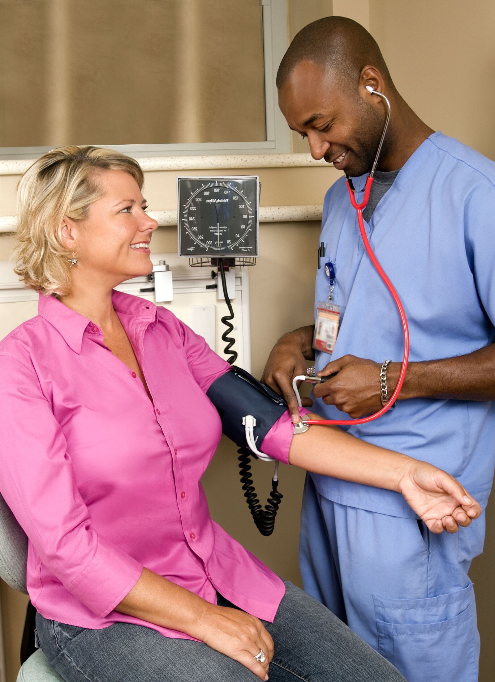 Nikon D300 sample photo. Woman, blood, pressure, examination photography