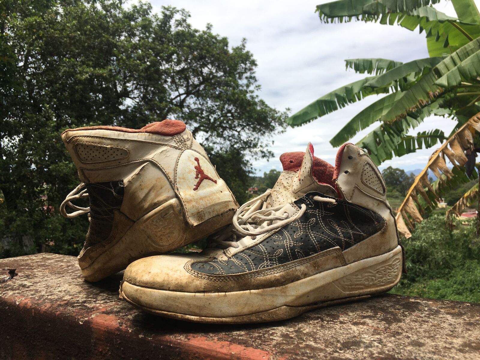 Apple iPhone 6s sample photo. Jordans, old, outdoor photography
