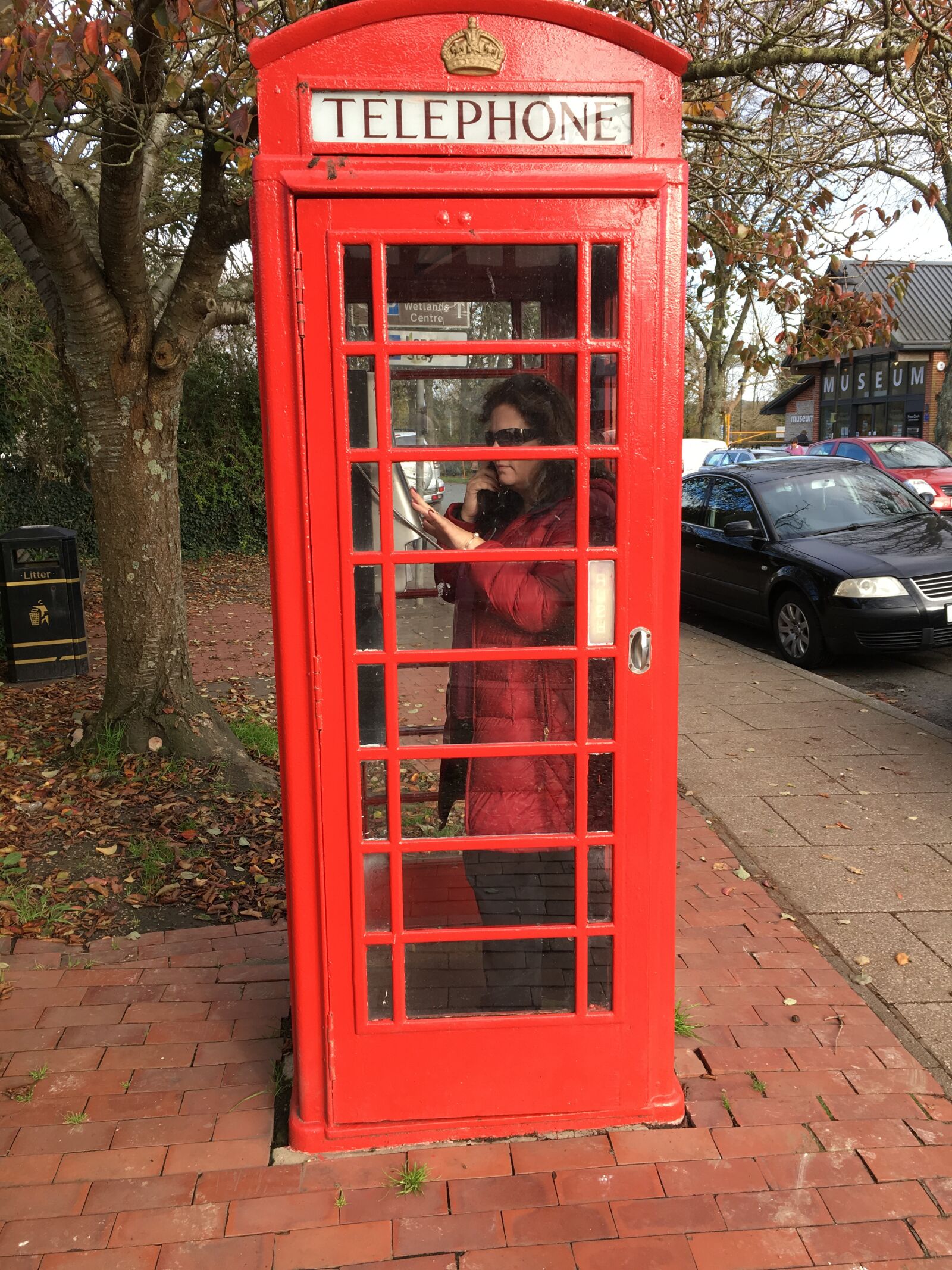 Apple iPhone 6s sample photo. English phone booth, england photography