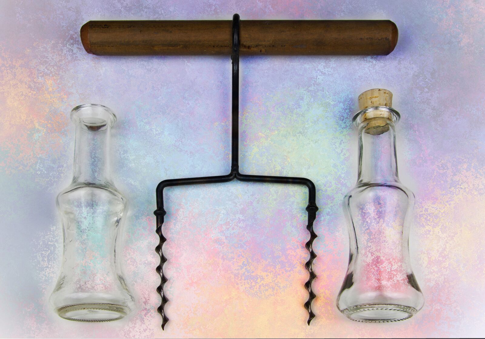 Nikon D5300 sample photo. Glass, bottle, corkscrew photography