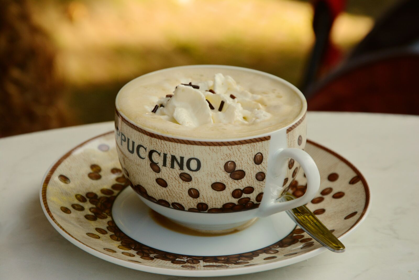 Nikon D5200 sample photo. Cappuccino, coffee cup, coffee photography