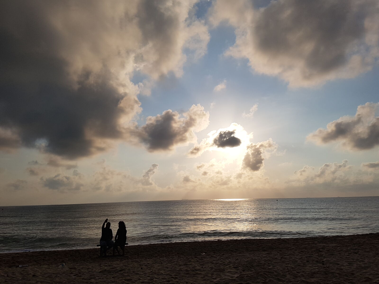 Samsung Galaxy S7 sample photo. Sunrise, friendship, beach, heavens photography