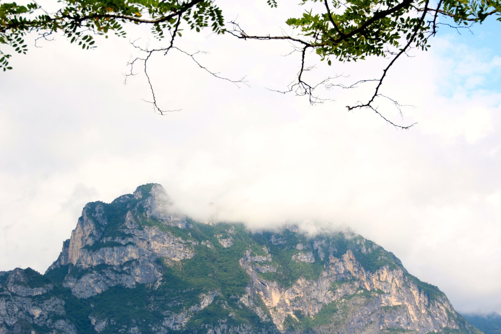 Canon EOS 600D (Rebel EOS T3i / EOS Kiss X5) sample photo. Mountain, fog, clouds photography
